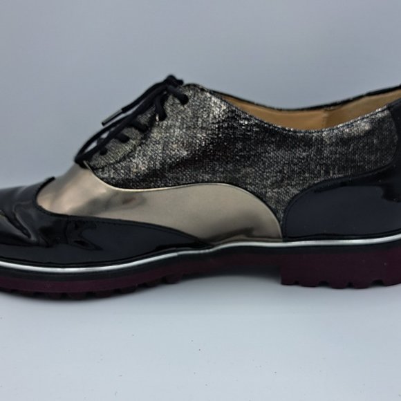 rare HASSIA womens OXFORD laced up SHOES Size 3.5UK or 6us sublime derby preppy - Picture 7 of 14